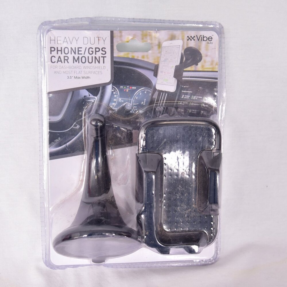 Vibe Auto Heavy Duty Phone GPS Car Mount iPhone 6 6s Plus Samsung Galaxy 3.5"